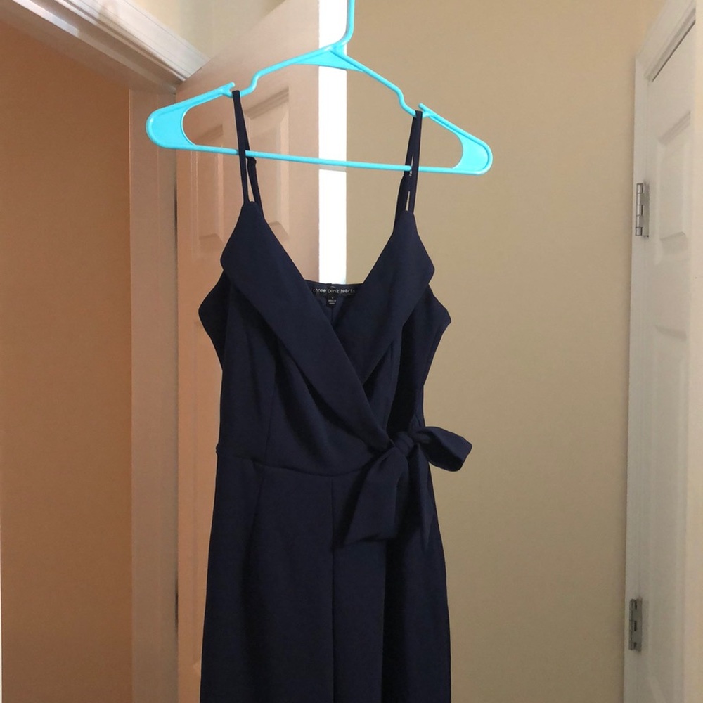 Small Navy Romper